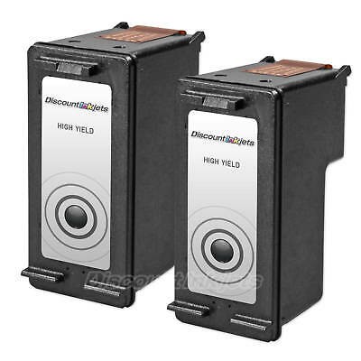 2PK #96 Black C8767WN Ink Cartridges for HP Deskjet 5740 5743 5940 6540 6620