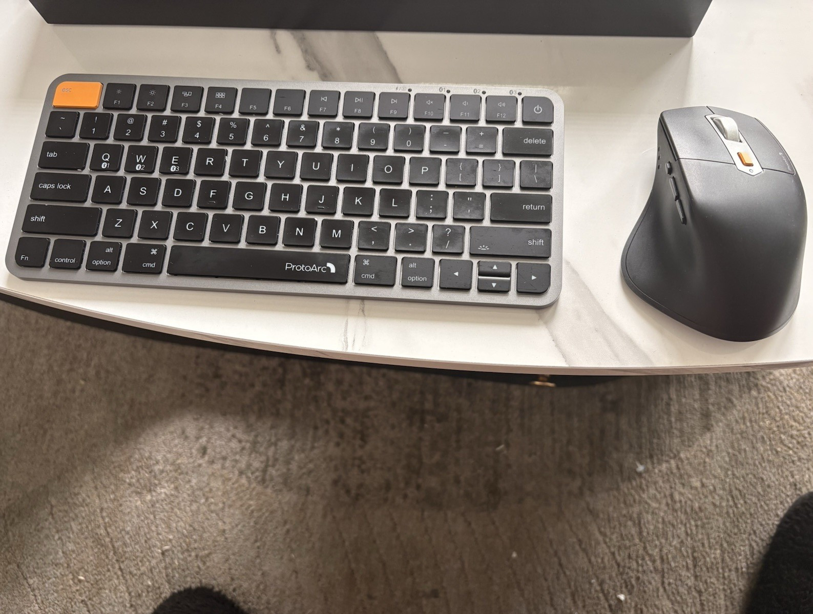 ProtoArc Ergonomic Vertical Wireless Keyboard & Mouse Bundle QWERTY