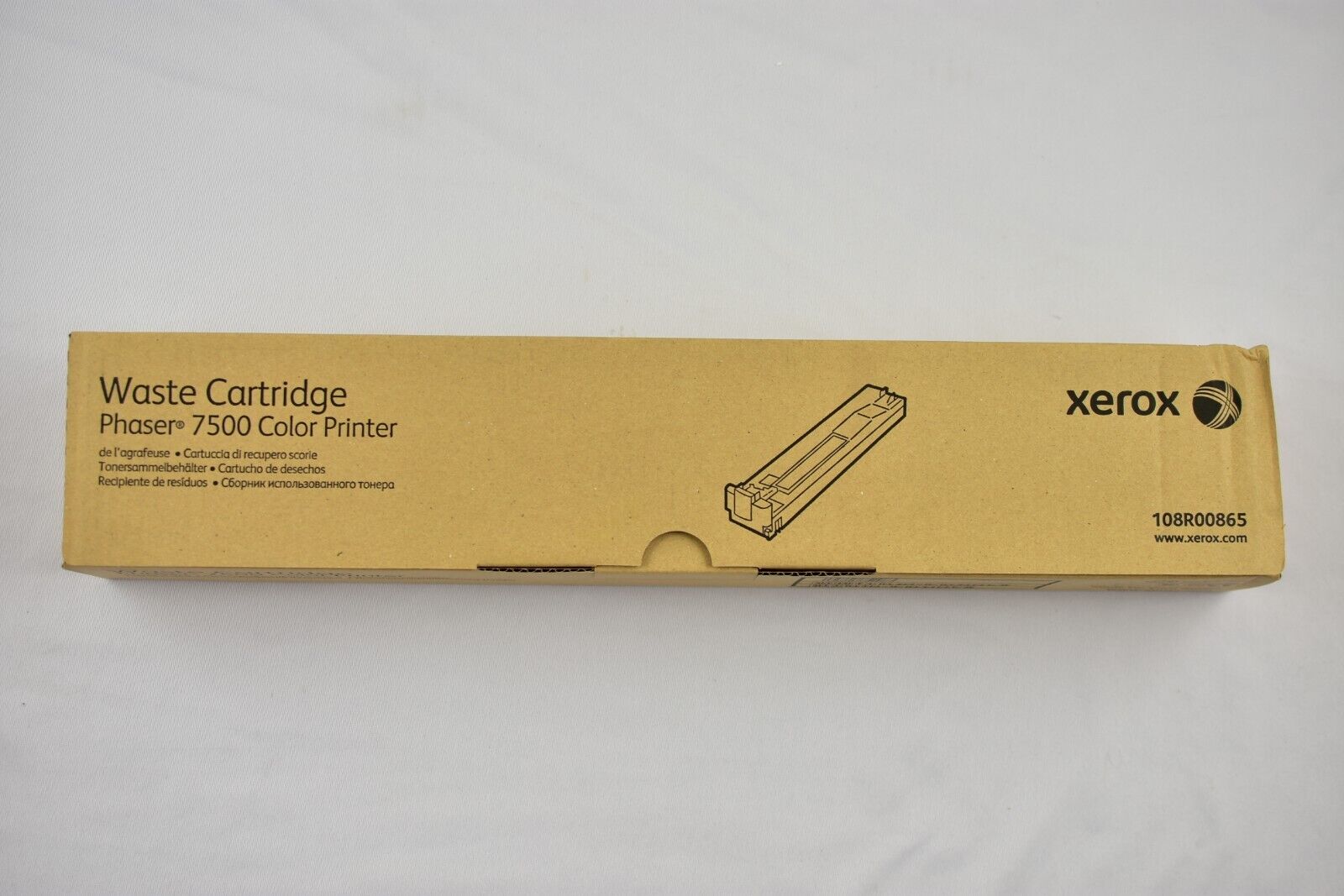 GENUINE XEROX PHASER 7500 SERIES 20000 PAGES WASTE CARTRIDGE 108R00865