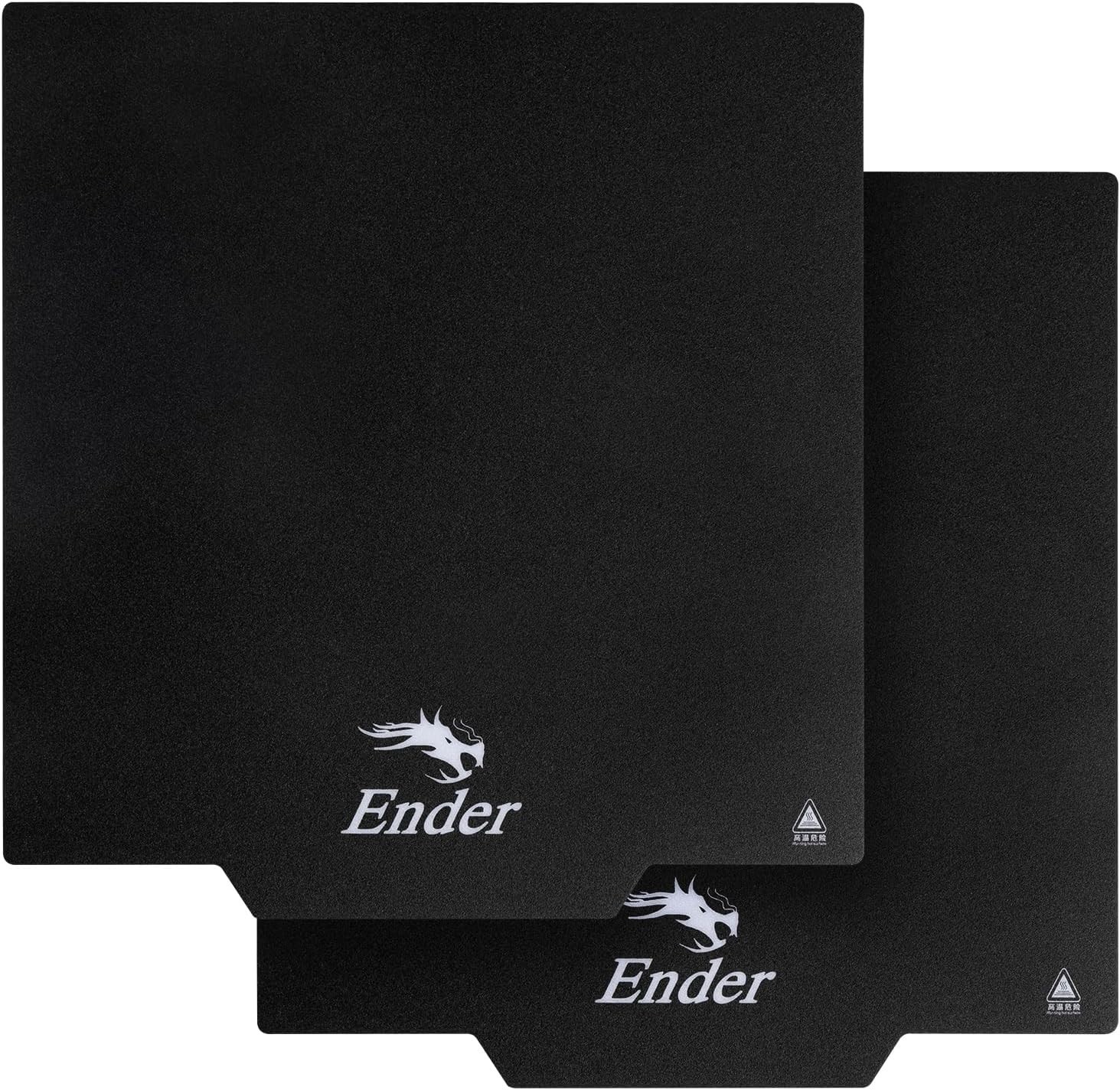 2PCS Magnetic Heated Bed Cover for Easy 3D Model Removal - Fits Ender 3 Series