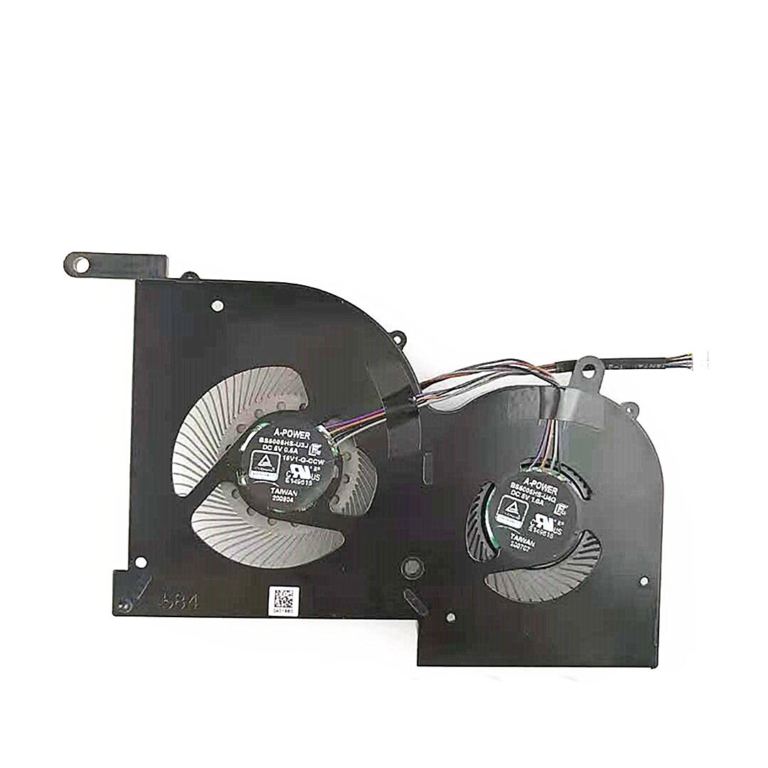 CPU GPU Cooling Fan 5V For MSI GS66 WS66 P66 Stealth 10SD 10SE 10SF 10SFS 10SGS