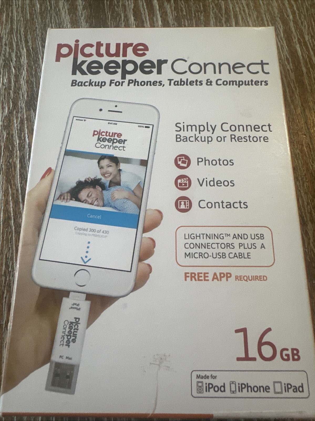 Picture Keeper Connect 16GB Portable USB