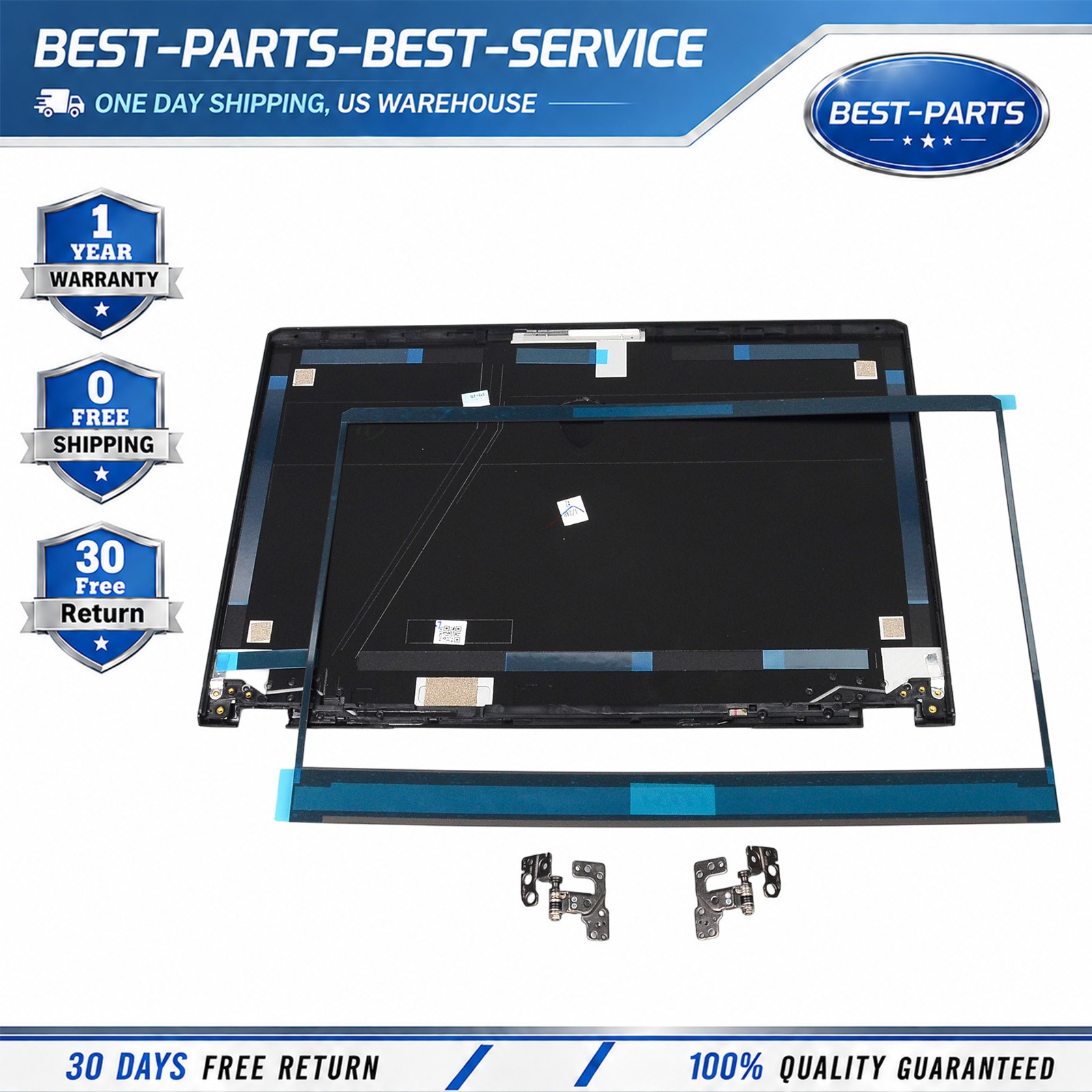 LCD Rear Lid Bezel Hinges For MSI GE66 GP66 MS-1541 MS-1542 MS-1543 Black