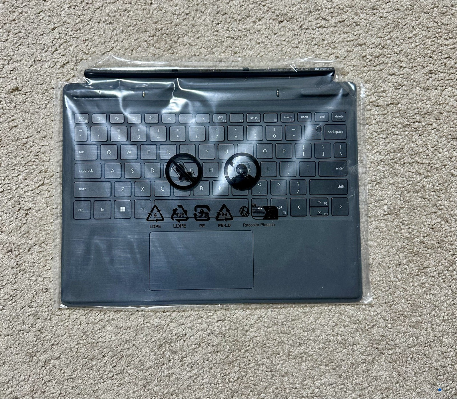 Dell Latitude 7320 Detachable Travel Keyboard K19M-BK-US Brand New Open Box