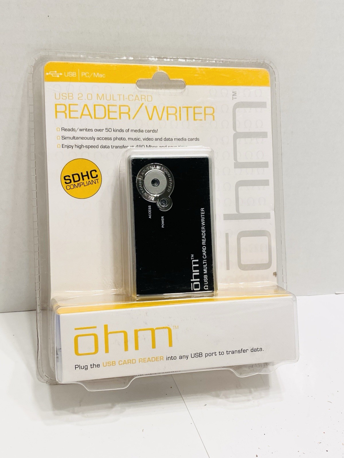 Ohm USB 2.0 Multi-card MEMORY CARD Reader / Writer