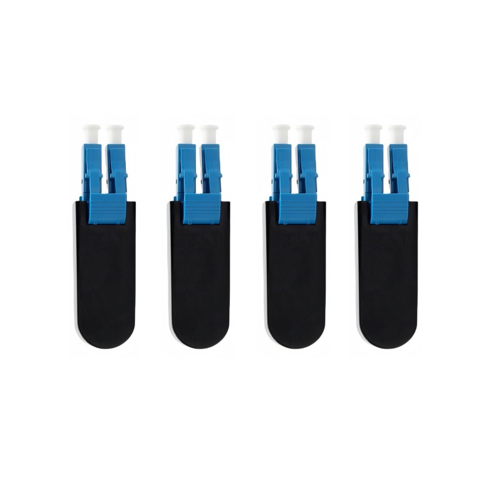 LC Single Mode 9/125m Fiber Optic Loopback Adapter LC/UPC Module 4 Pack Test