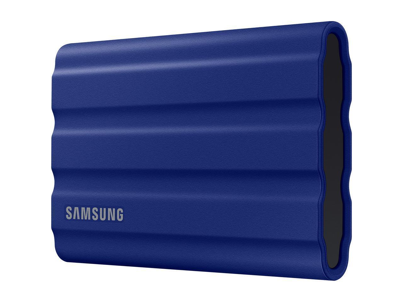 SAMSUNG T7 Shield 1TB USB 3.2 Gen 2 External Solid State Drive  (Blue)