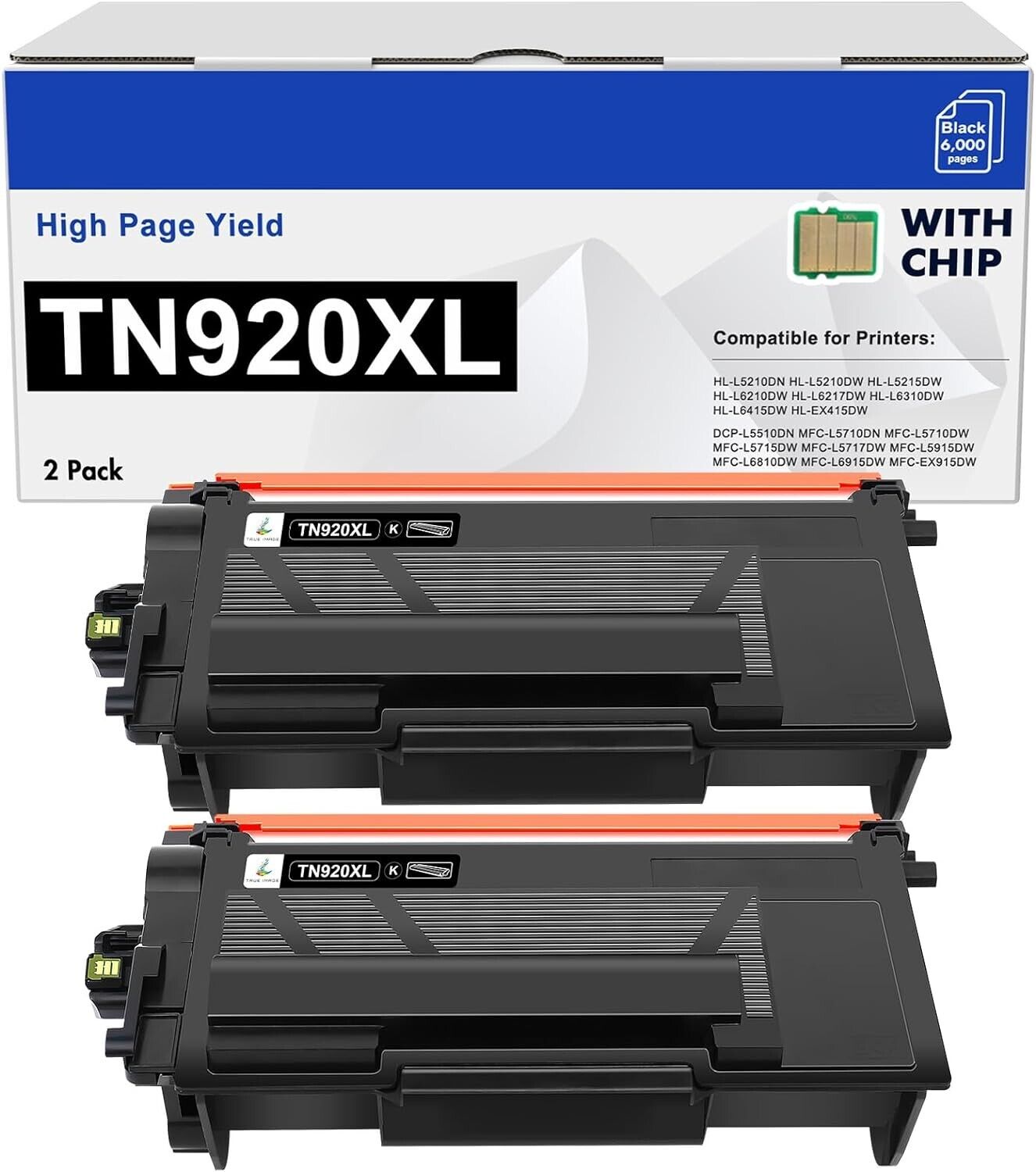 TN920XL TN920 Toner Cartridge Black: with Chip Compatible for Brother