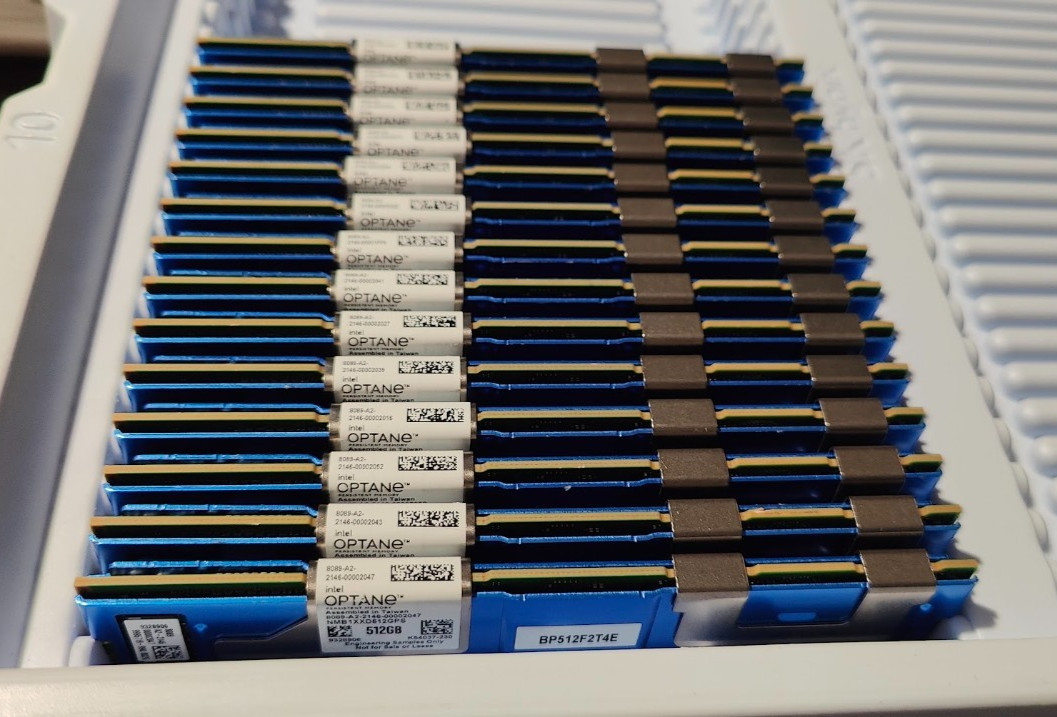 14x Intel Optane 200 Barlow Pass 512GB NMB1XXD512GPS PMem Samples Matched Lot RA