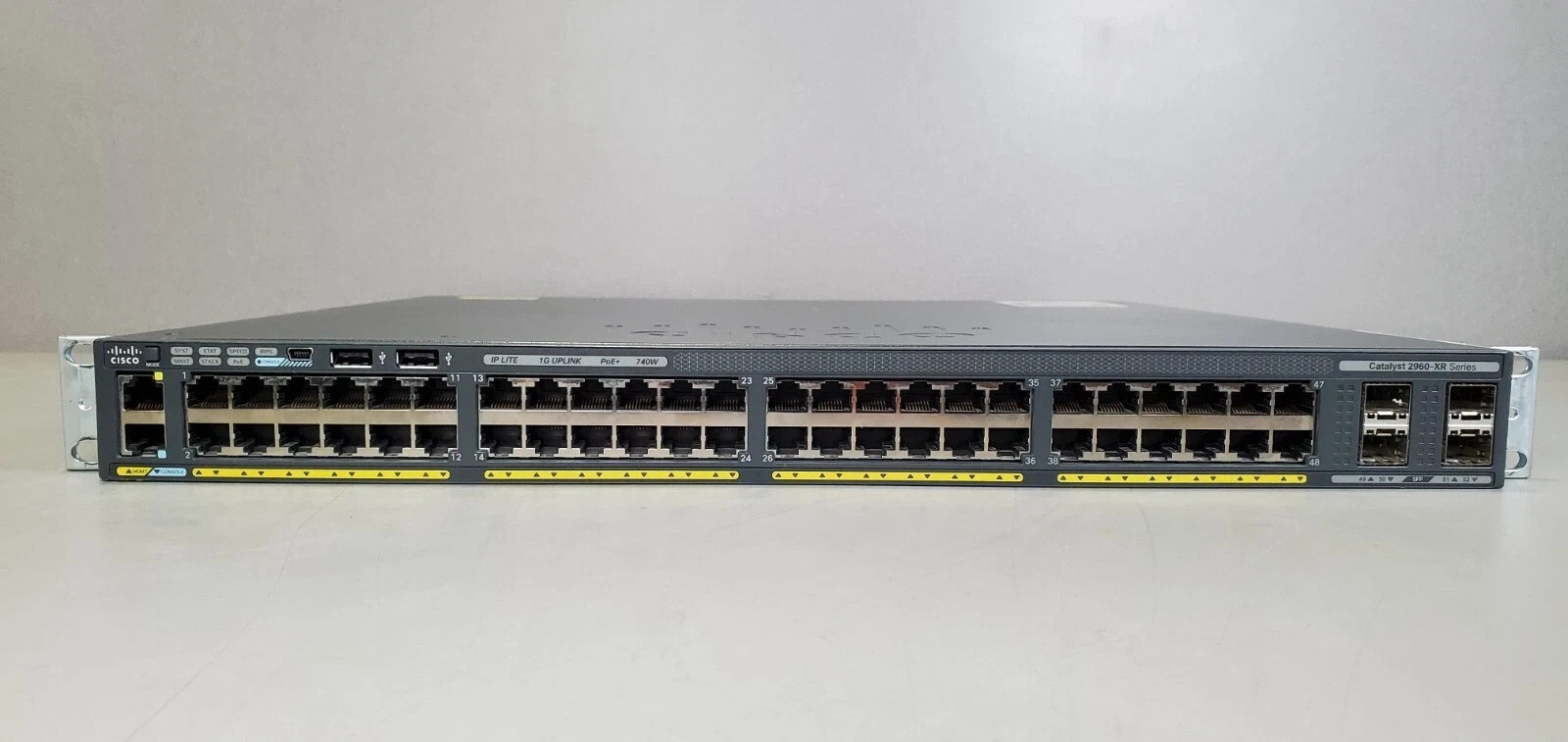 Cisco Catalyst WS-C2960XR-48FPS-I 48-Port PoE Gigabit  Switch WITH DUAL PWR