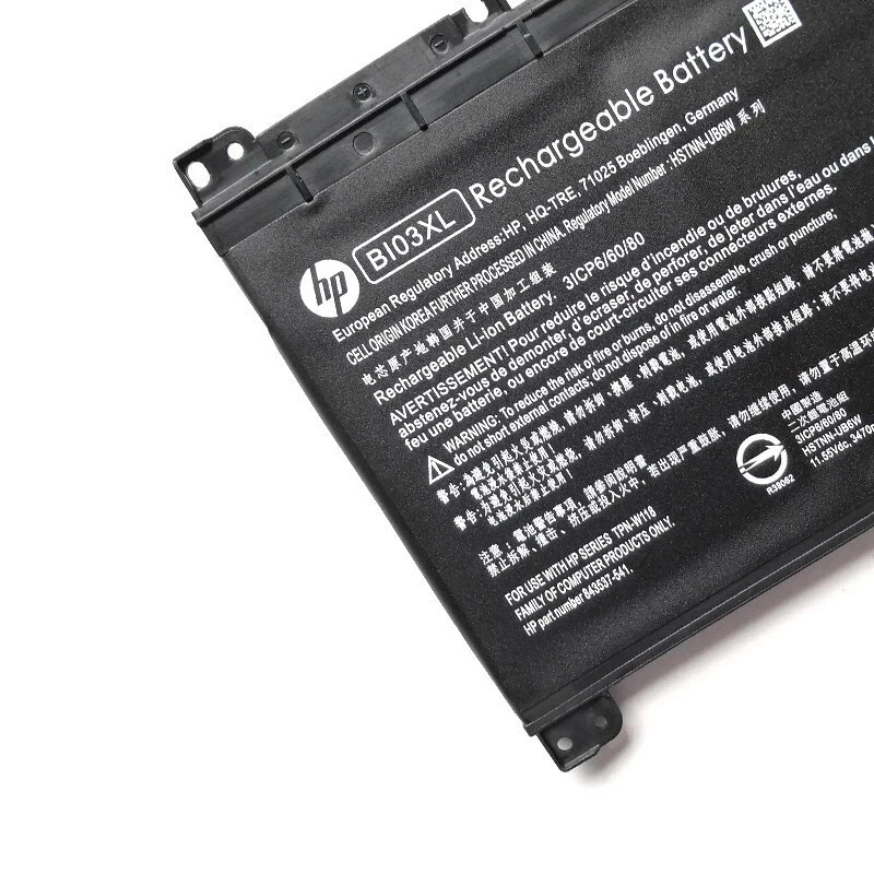 Genuine BI03XL ON03XL Battery For HP Pavilion X360 13-U 844203-850 844203-855 PC