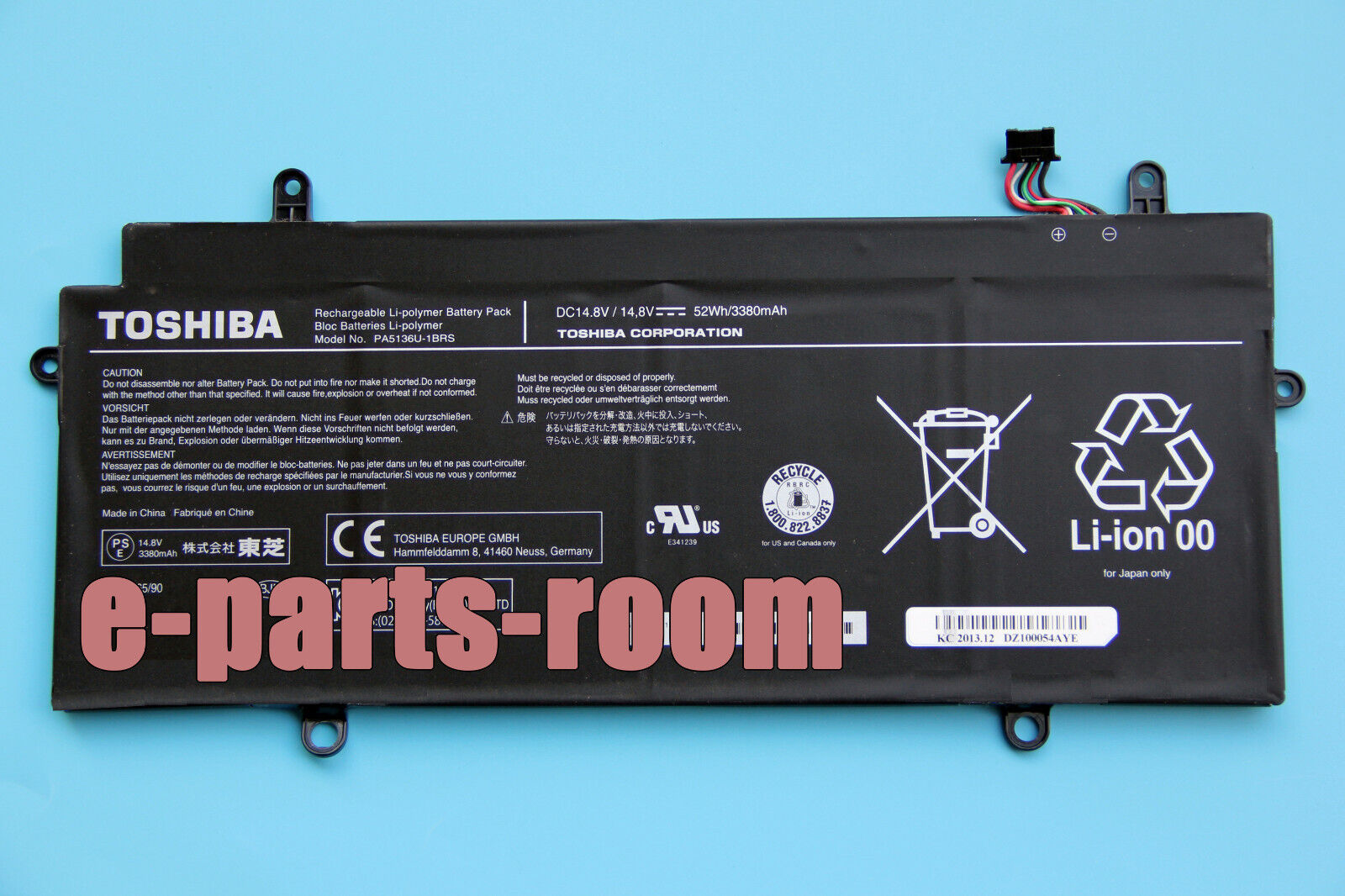 PA5136U-1BRS Genuine Battery for Toshiba Portege Z30 Z30-A Z30-B Z30-C Z30-A1301