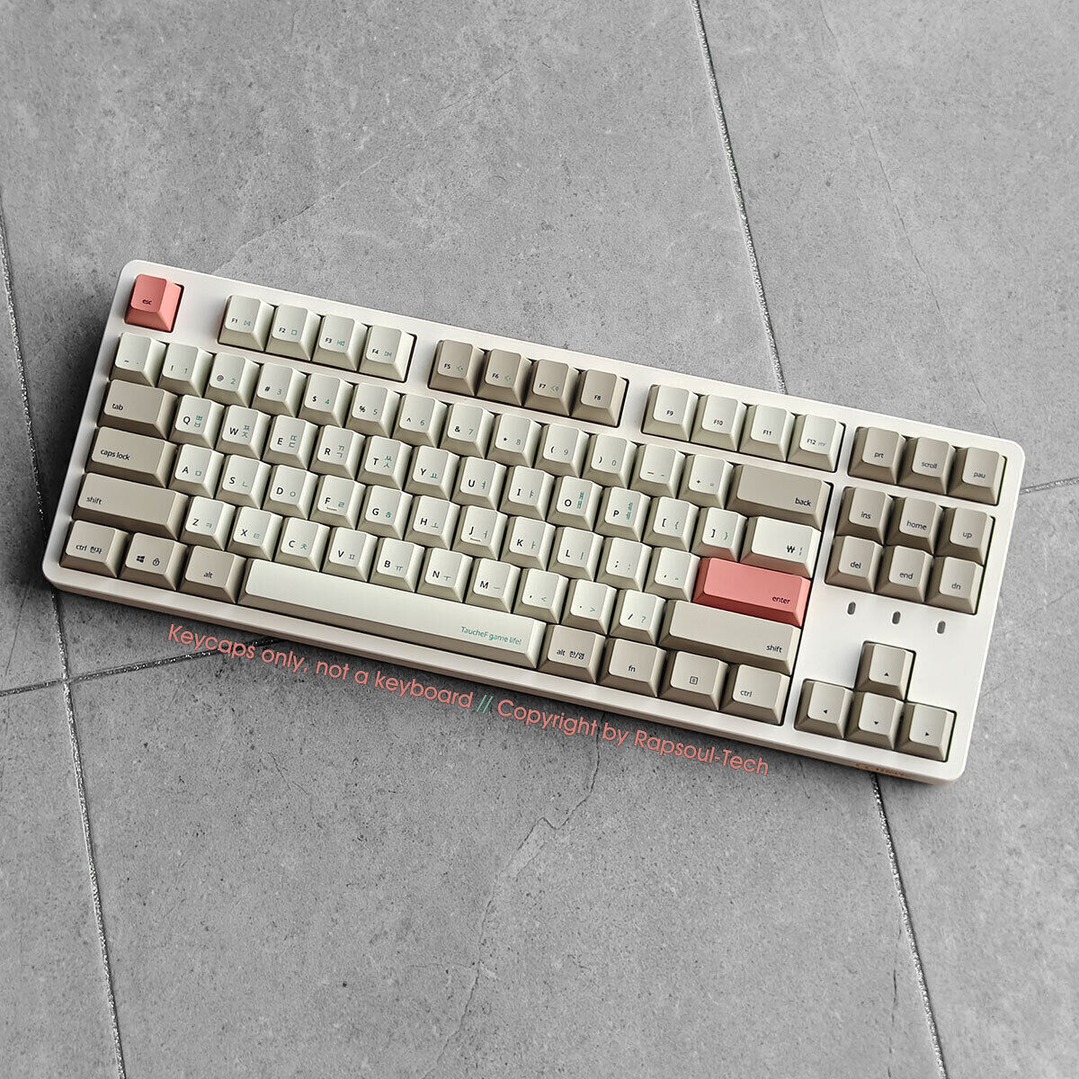 Retro PBT Dye Sublimation Keycaps Set 104 keys for Cherry MX Mechanical Keyboard