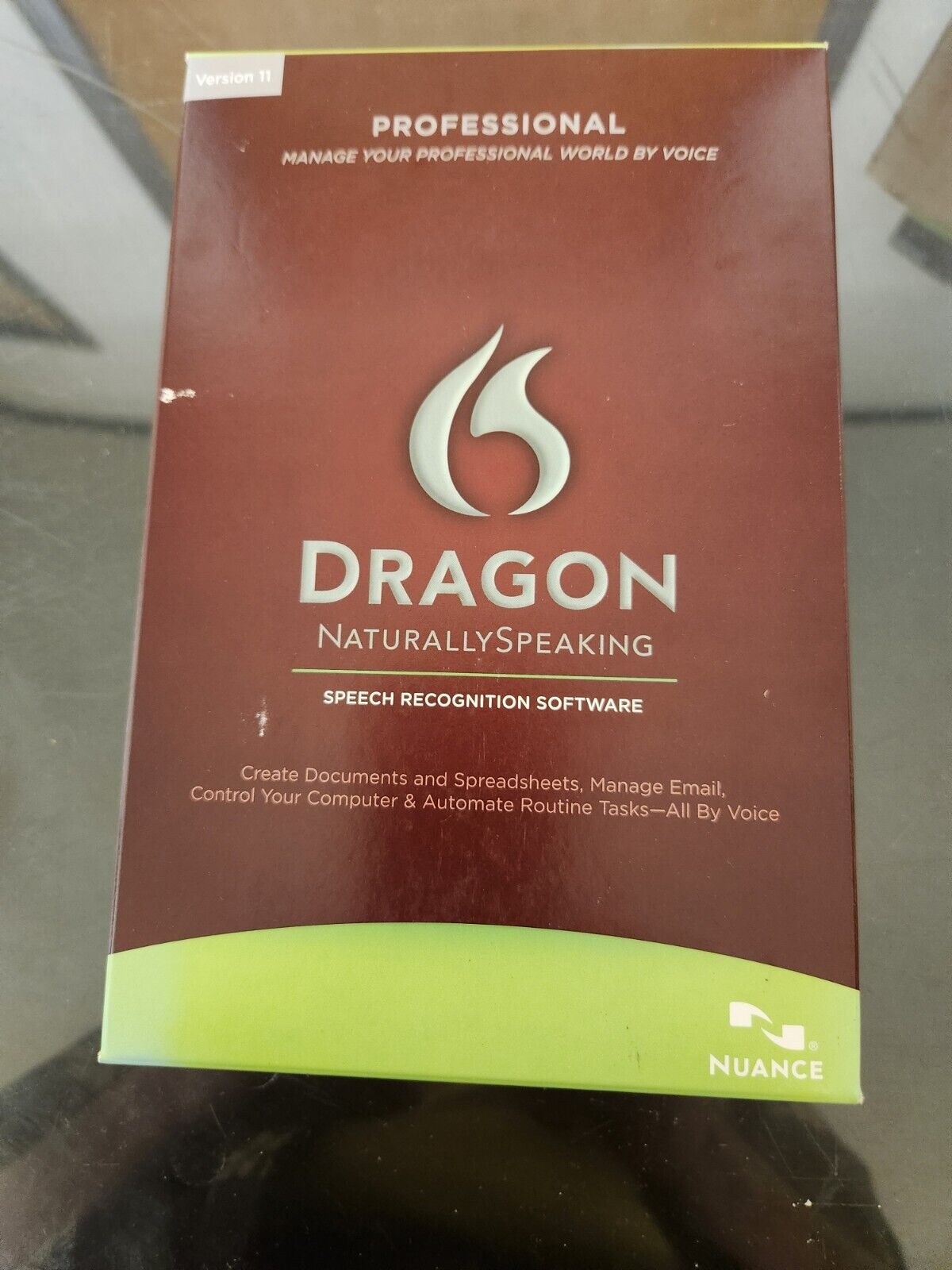 Nuance Dragon Speach Revognition Software Legal Version 11 Headset Optional