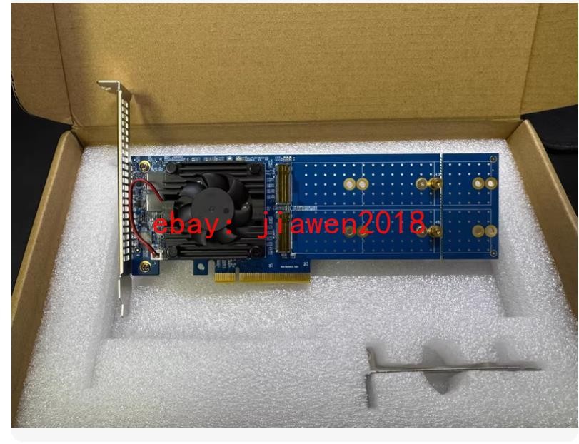 4 Port M.2 NVMe SSD PCIe x8 Adapter PLX88024 PCIE 4.0 IT mode ZFS TrueNAS Unraid