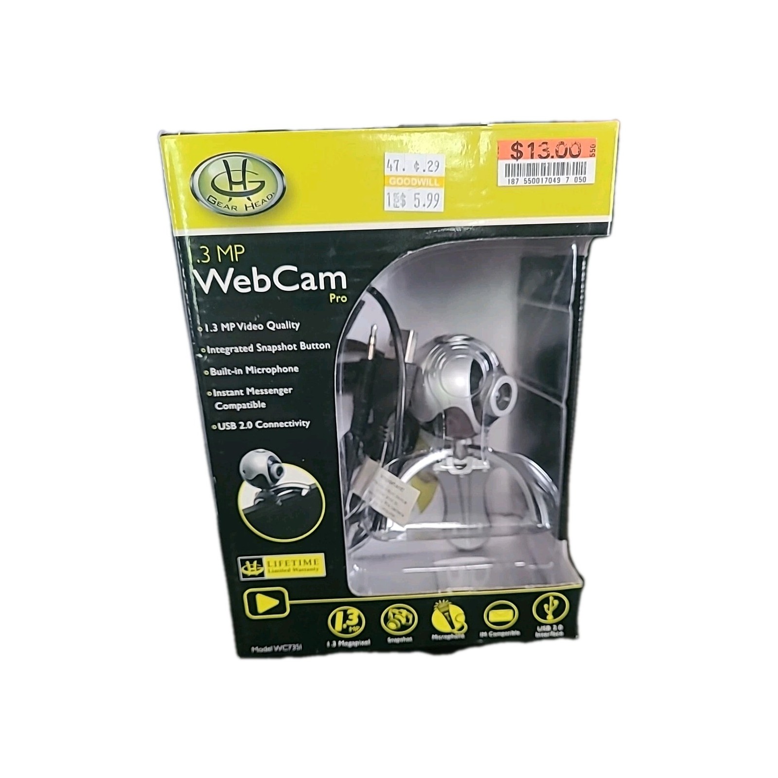 Gear Head WC735I Web Cam