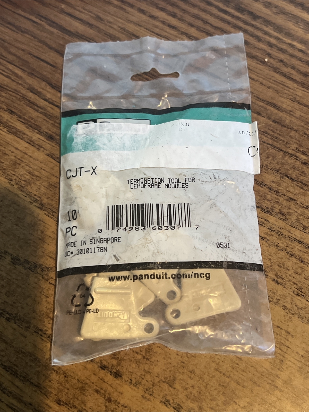 Bag of 10 - Panduit CJT-X Termination Tool for Mini-Com Mini-Jack/NetKey Modules