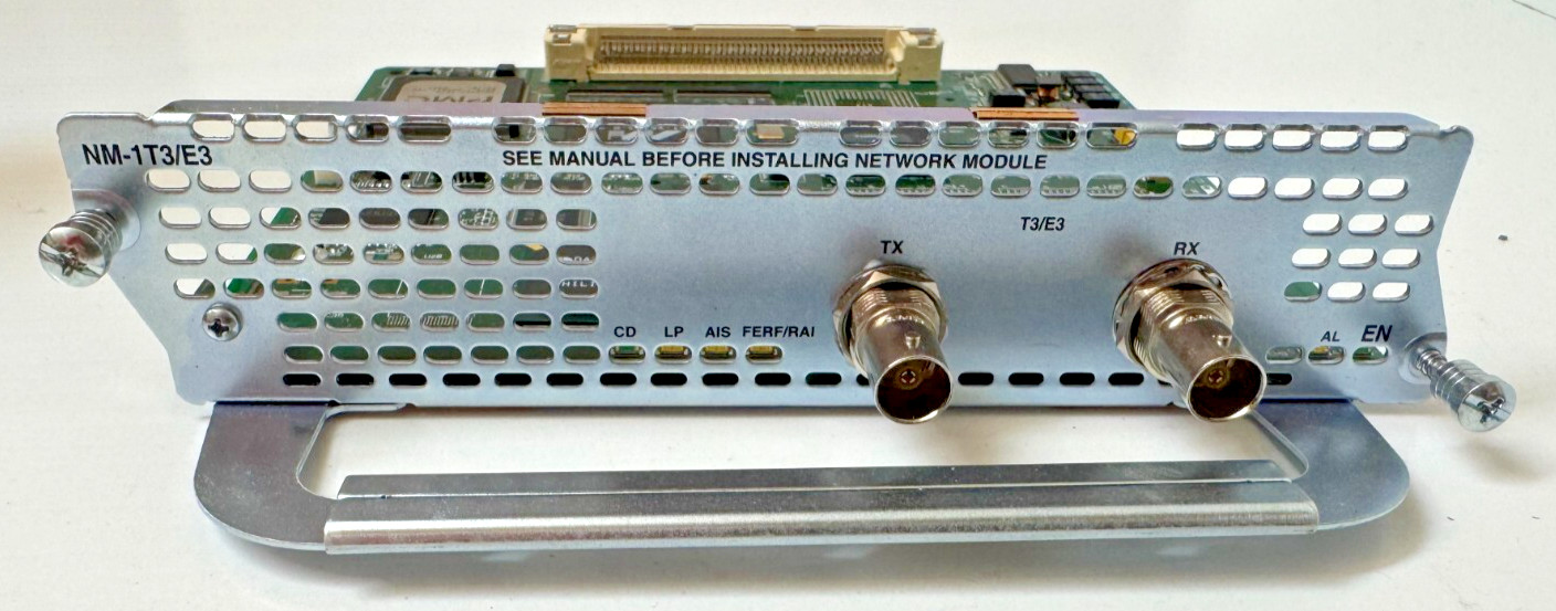 CISCO NM-1T3/E3 ONE PORT T3/E3 SWITCH MODULE 800-19180-03 B0