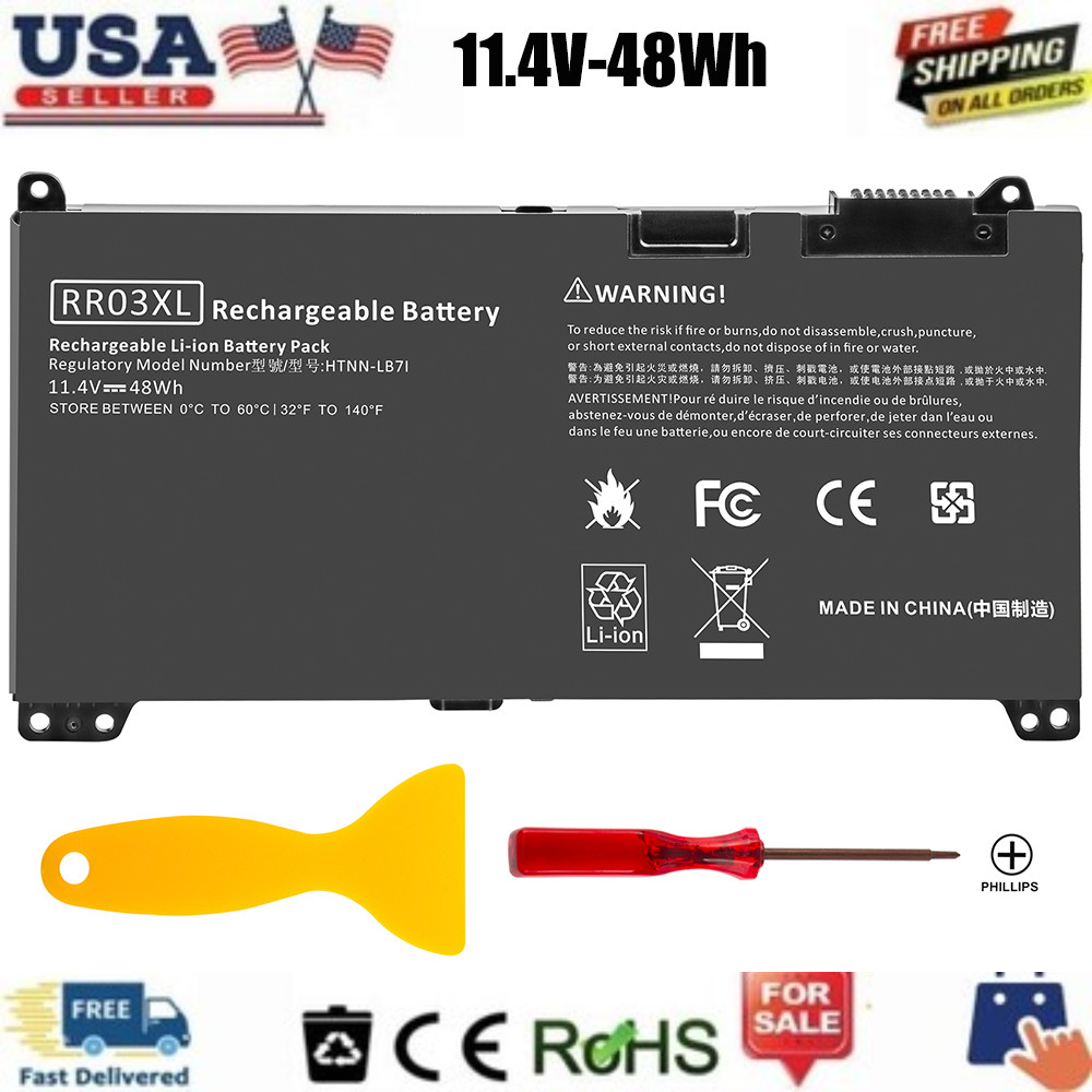 LOT RR03XL LAPTOP BATTERY FOR HP PROBOOK 430 440 450 470 G4 G5 SERIES HSTNN-PB6W