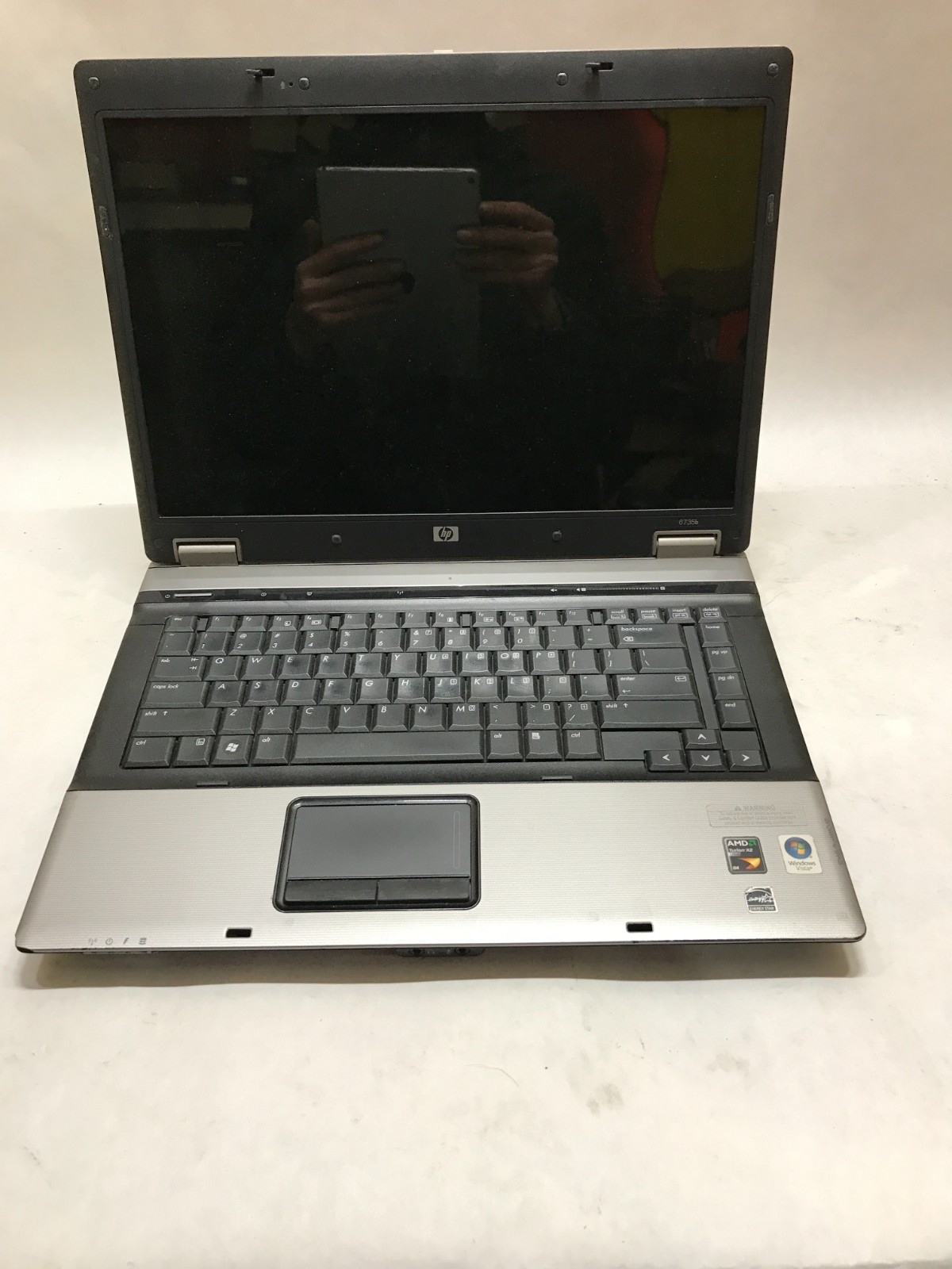 HP Compaq 6735b 15" AMD Turion NO RAM NO HDD/OS For Parts/Repair NO POWER - DW