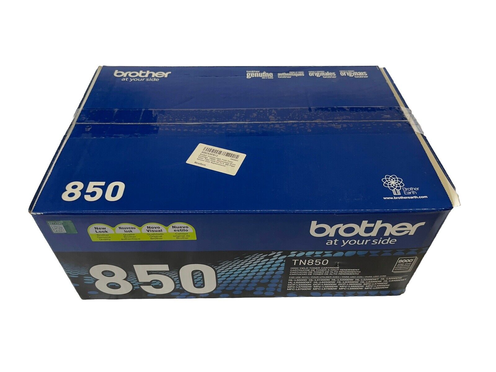 NEW SEALED Brother TN-850 TN850 Black High Yield Toner Cartridge