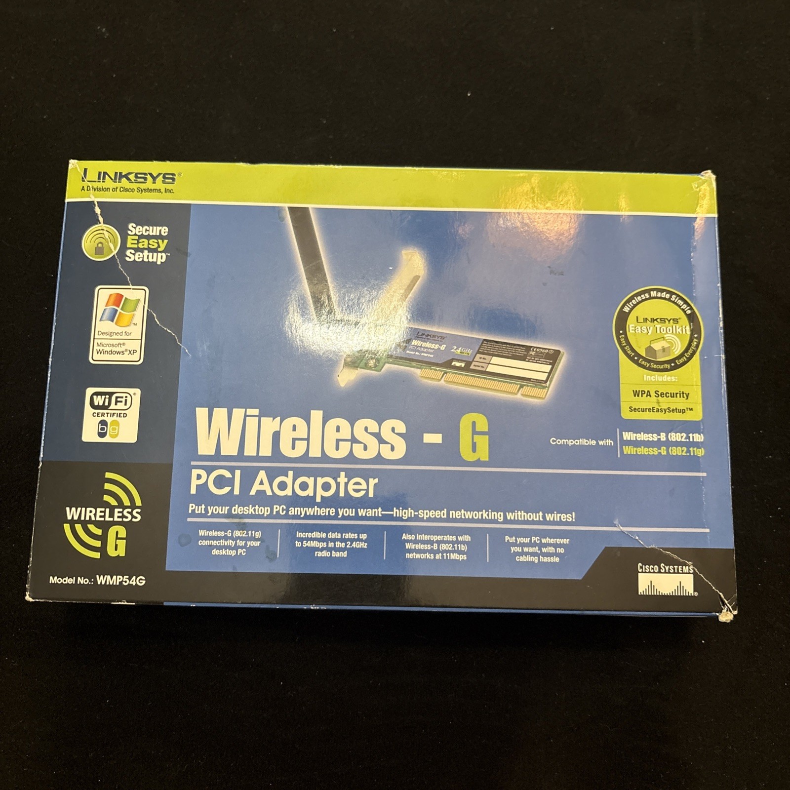 Linksys Instant Wireless PCI Adapter Card Wireless-B 2.4GHz 802.11b - WMP11