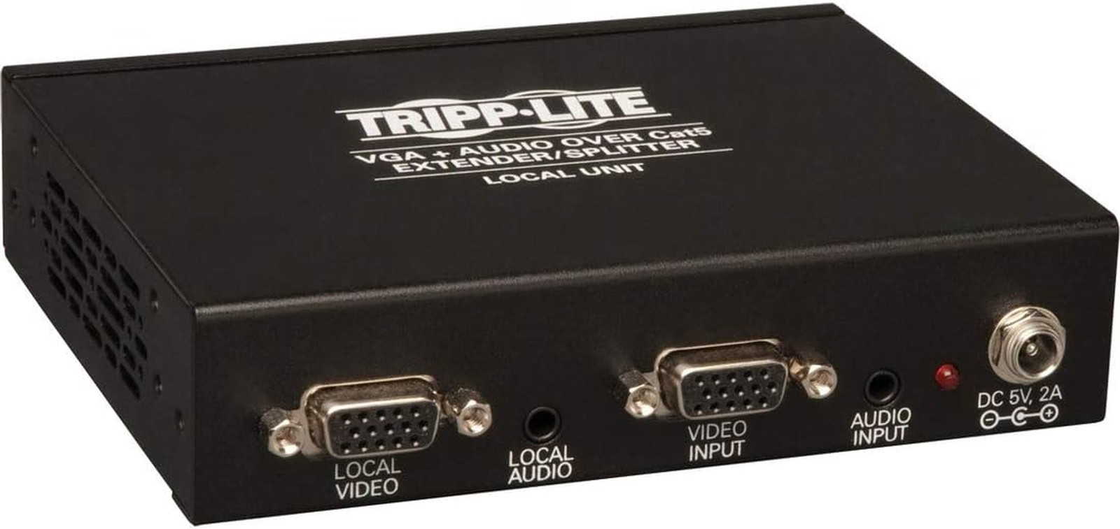 4-Port VGA with Audio over Cat5/Cat6 Extender/Splitter, Box-Style Transmitter wi