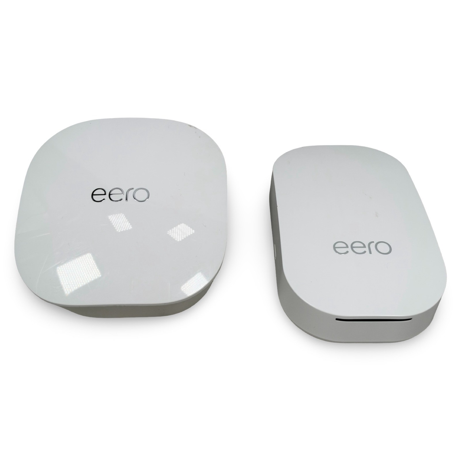 eero Mesh WiFi System Router J010001 and Beacon Extender D010001 NO ADAPTER READ
