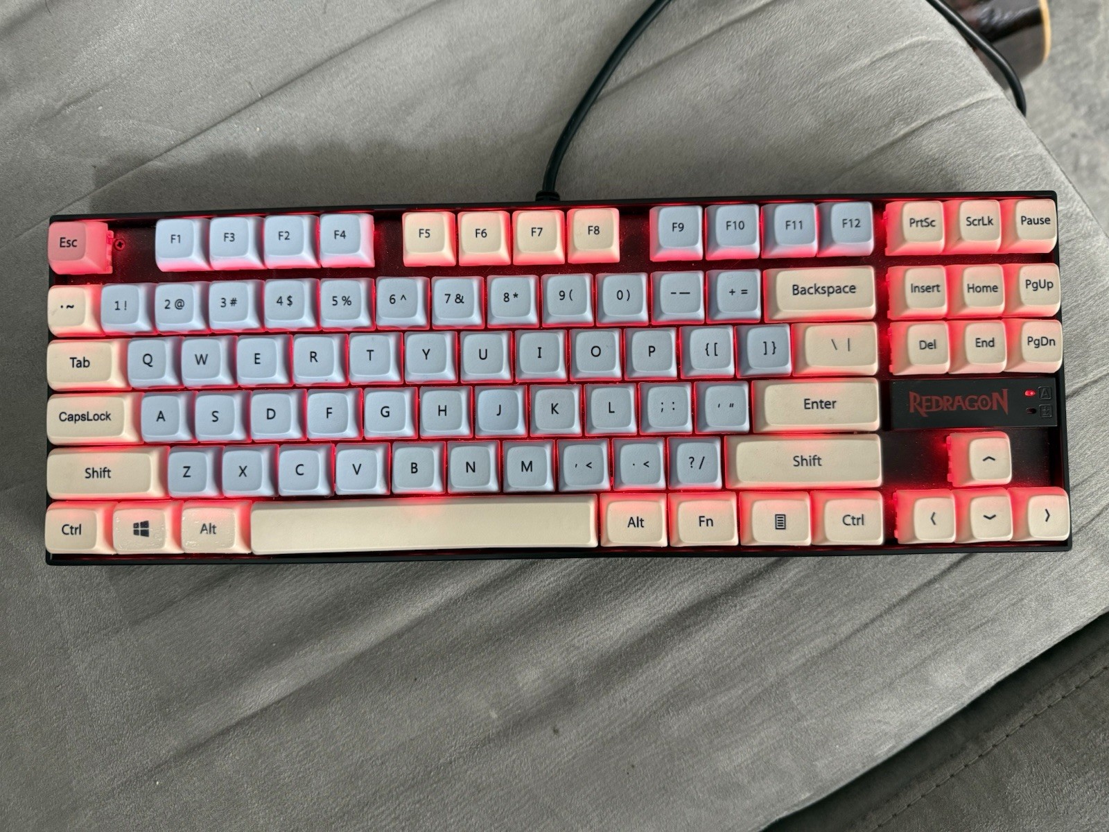 Redragon Kumara Mechanical Keyboard K552 Wired Black Red Backlit