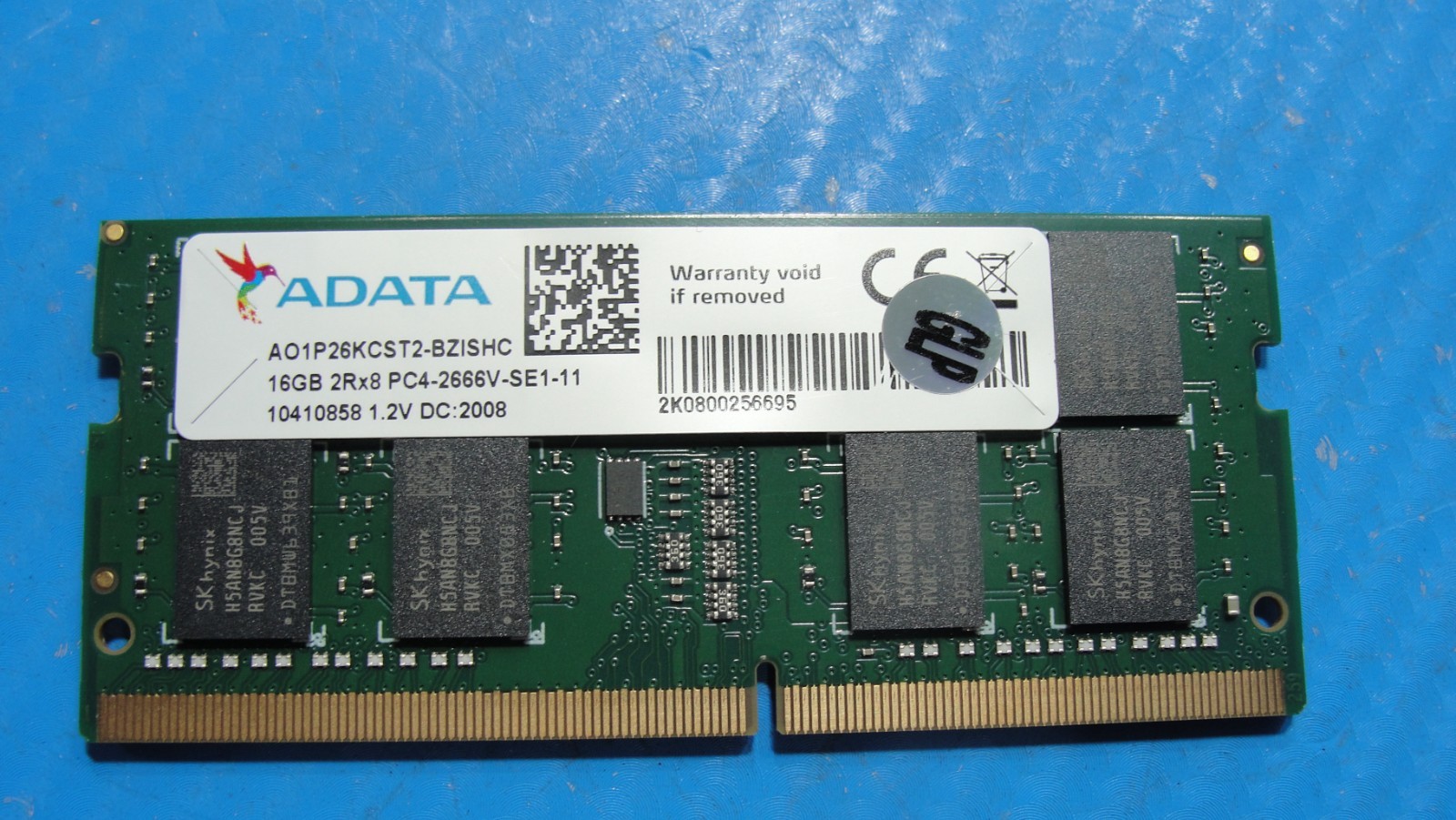 Dell 5300 ADATA 16GB 2Rx8 PC4-2666V SO-DIMM Memory RAM AO1P26KCST2-BZISHC
