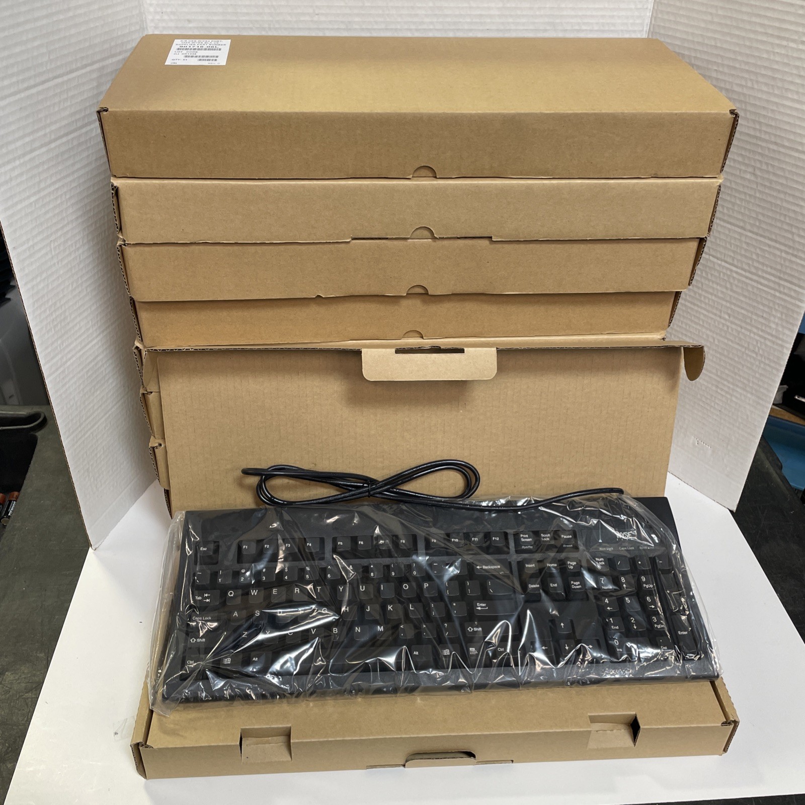 Wyse USB with PS/2 Port Desktop Keyboard 901716-06L - Lot of 10 BRAND NEW