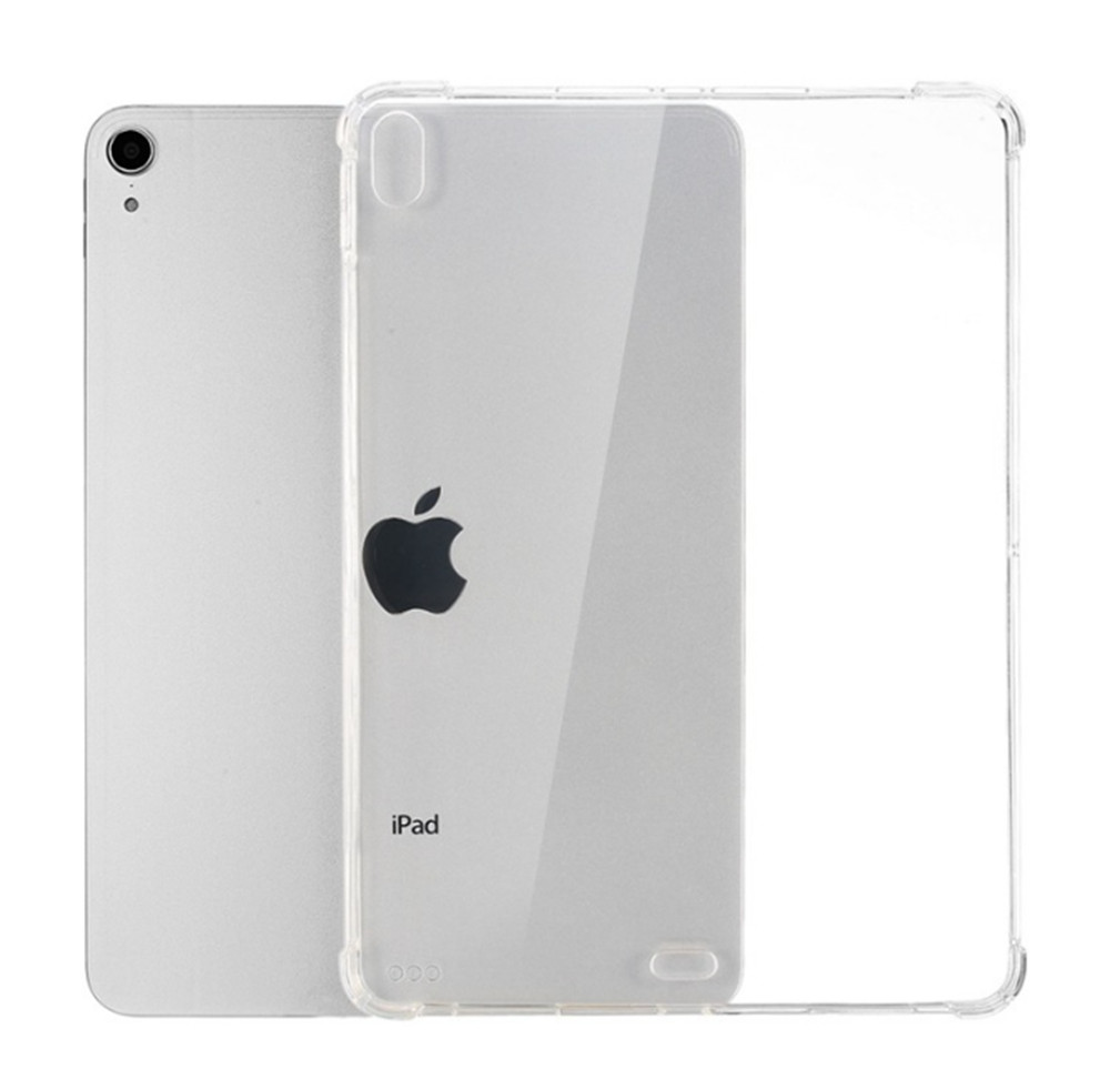 Clear Back Case Cover For iPad 7th/8th/9th Gen Pro Air Mini TPU Protective Shell