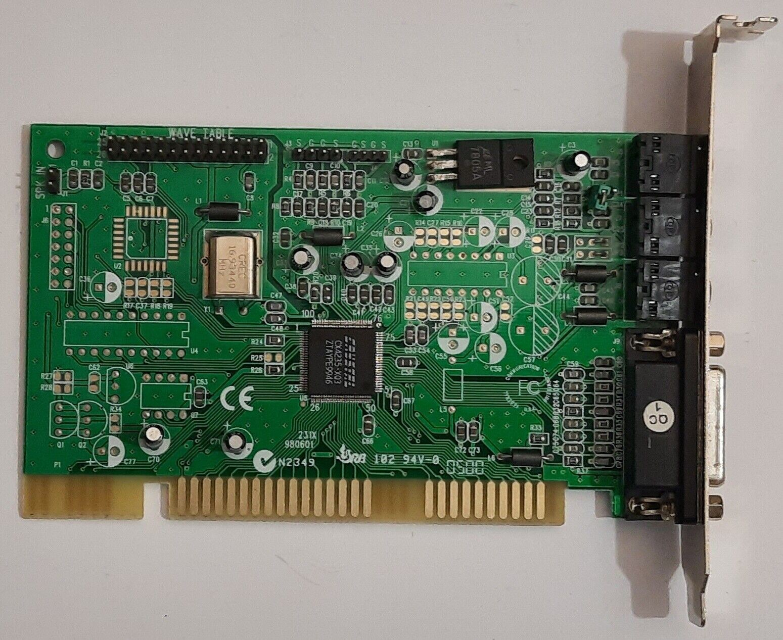Pine PT-231X ISA Sound Card (Crystal CX4235-X03, Retro, 2000)