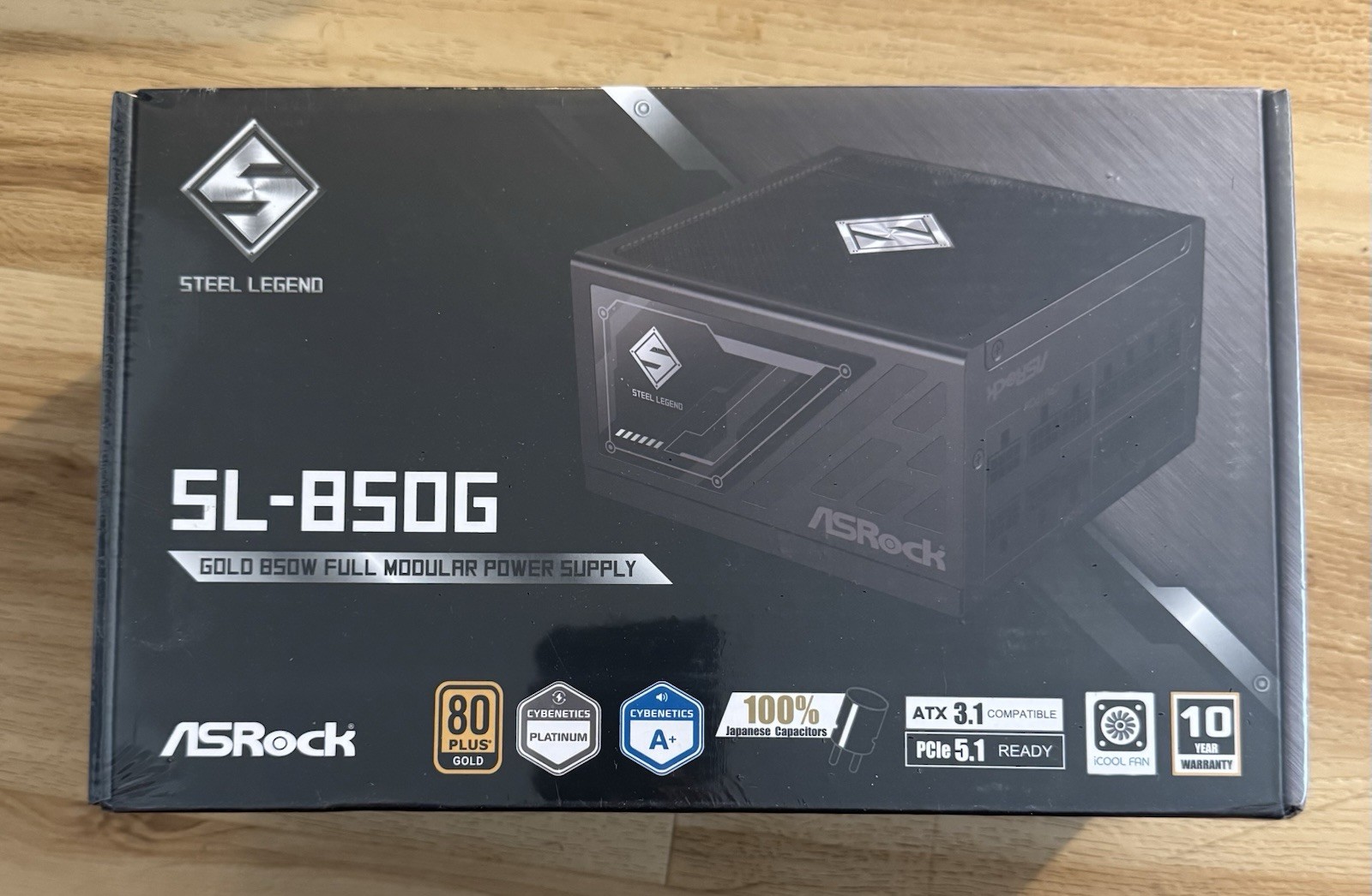 ASRock Steel Legend SL-850G 850W 80 Plus Gold & Cybenetics Platinum Power Supply