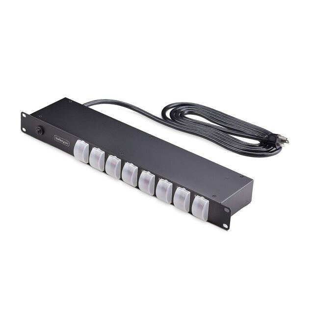 Brand New in Box StarTech 8NS8-RACK-MOUNT-PDU - 1U 8-Outlet Rack Mount PDU