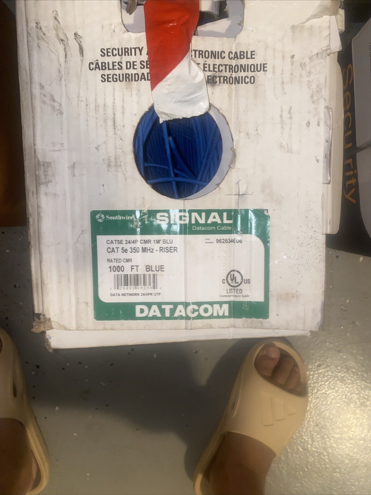 CAT5e 24/4PrSolCu UTP CMR We 350 1000PB