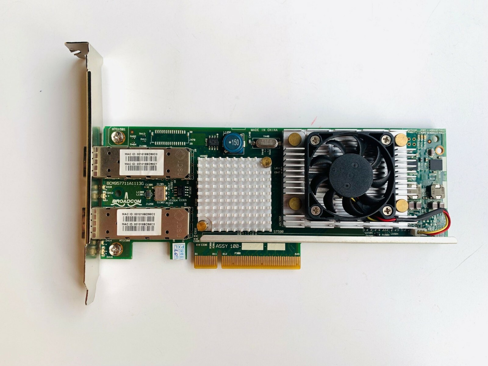 1PC 10G Optical Network Card KJYD8 BCM957711 Broadcom BCM957711A1113G 10GB
