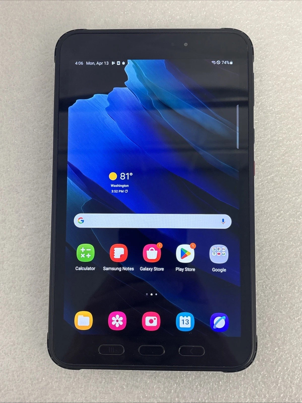 Samsung Galaxy Tab Active3 8" Wi-Fi + Cellular (Unlocked) 64GB - Black  FAIR