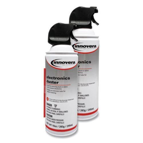 Innovera 10012 Compressed Air Duster Cleaner, 10 Oz Can, 2/pack