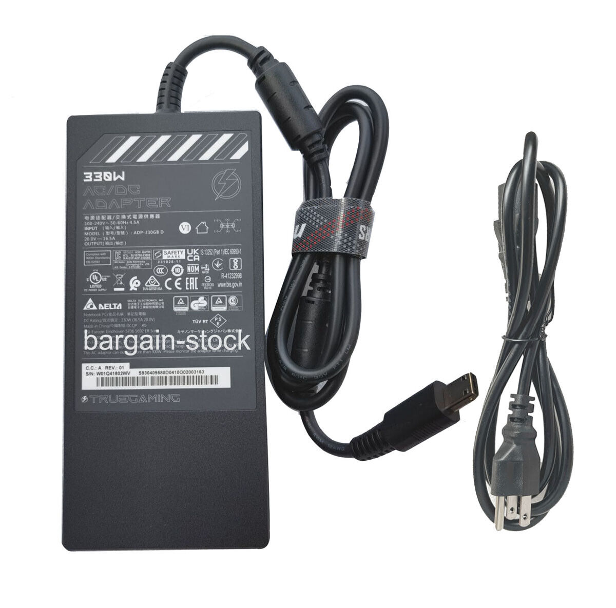 Original 330W AC Adapter For MSI Titan GT77 HX 13V GT77HX 13VI 13VH USB Charger