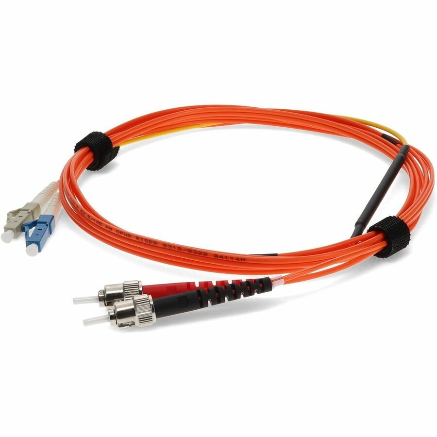 AddOn 10m LC (Male) to ST (Male) Orange OM1 & OS1 Duplex Fiber Mode Conditioning
