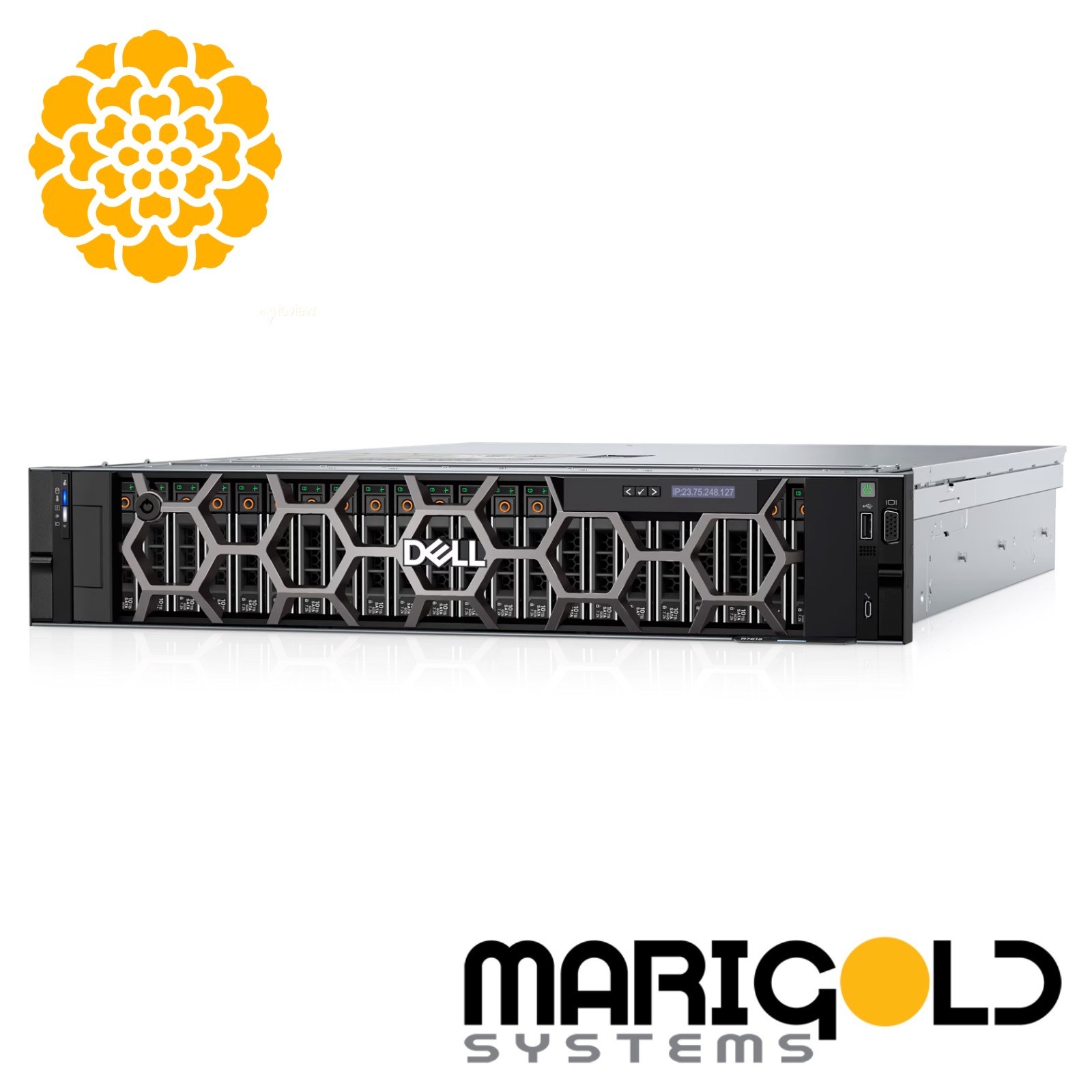 Dell PowerEdge R7615 Server: AMD EPYC 9224, 192GB, 2x 960GB SSD