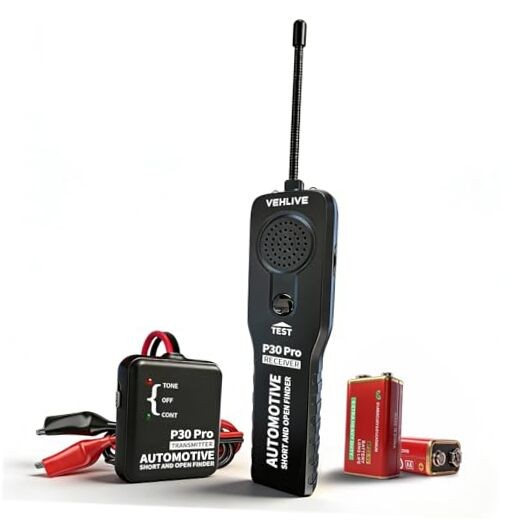 P30 Pro Automotive Circuit Tracer, Electrical Wire Tracker Car With Battery