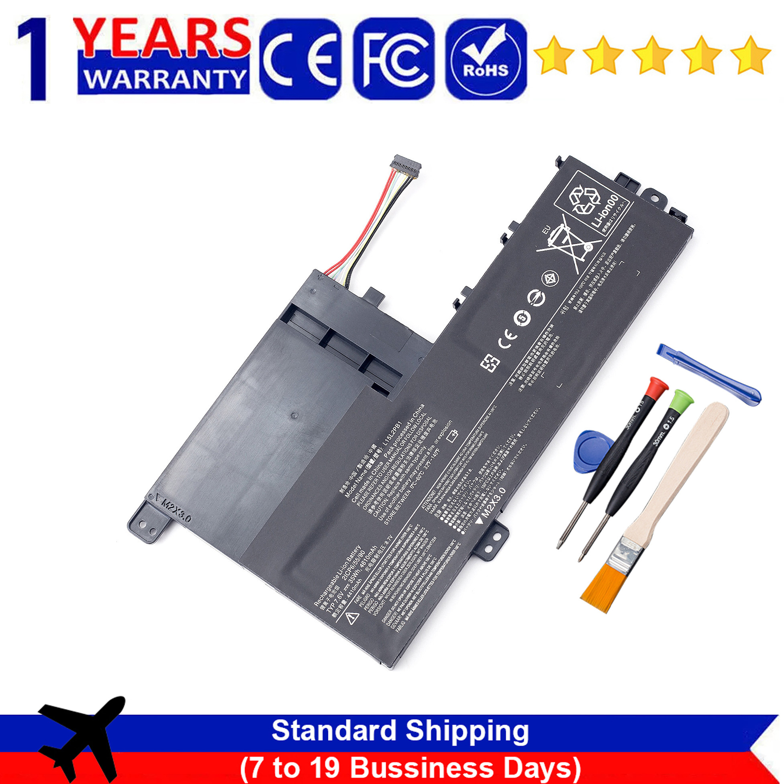 L15M2PB1 L15L2PB1 Laptop Battery For Lenovo IdeaPad 320S-15ABR Yoga 520-14IKB