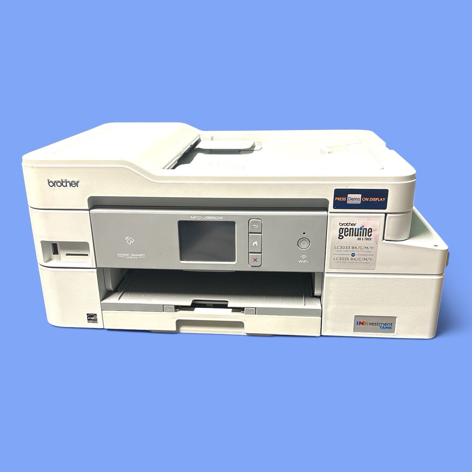 Brother Inkvestment MFC-J995DW All in One Printer, Fax, Scanner With Ink