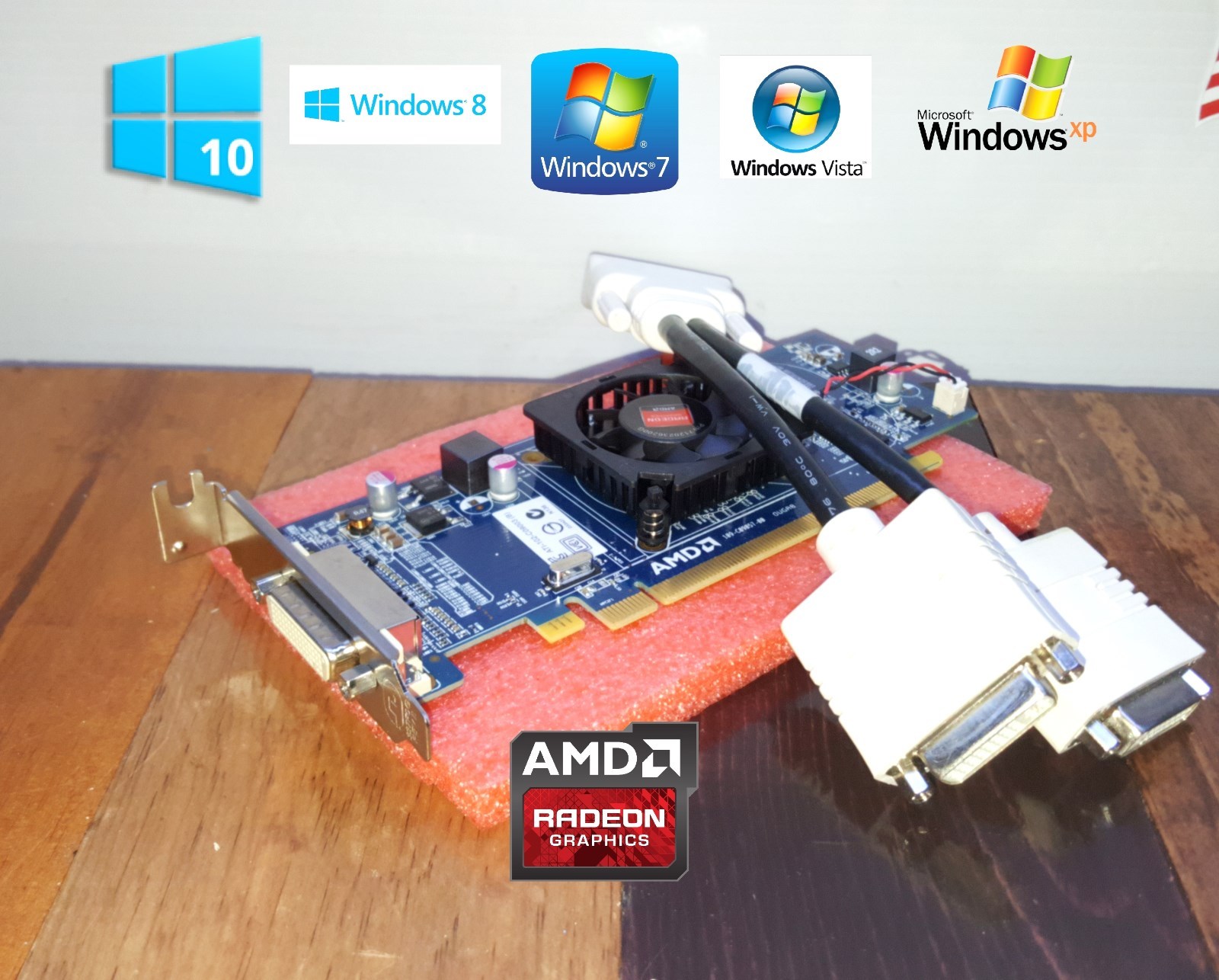 HP Compaq Pro SFF 6000, 6005, 6200, 6250, 6300 Dual DVI Video Graphics Card 