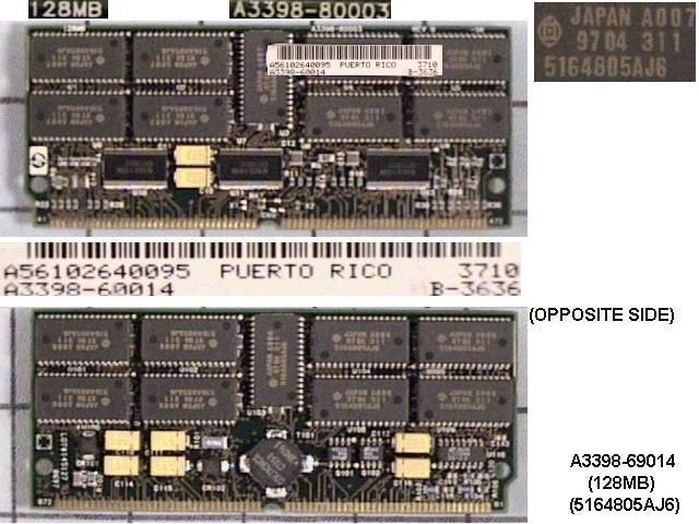 ErsaZZa A3398-69014-RFB 128MB MEMORY SIMM ~E~