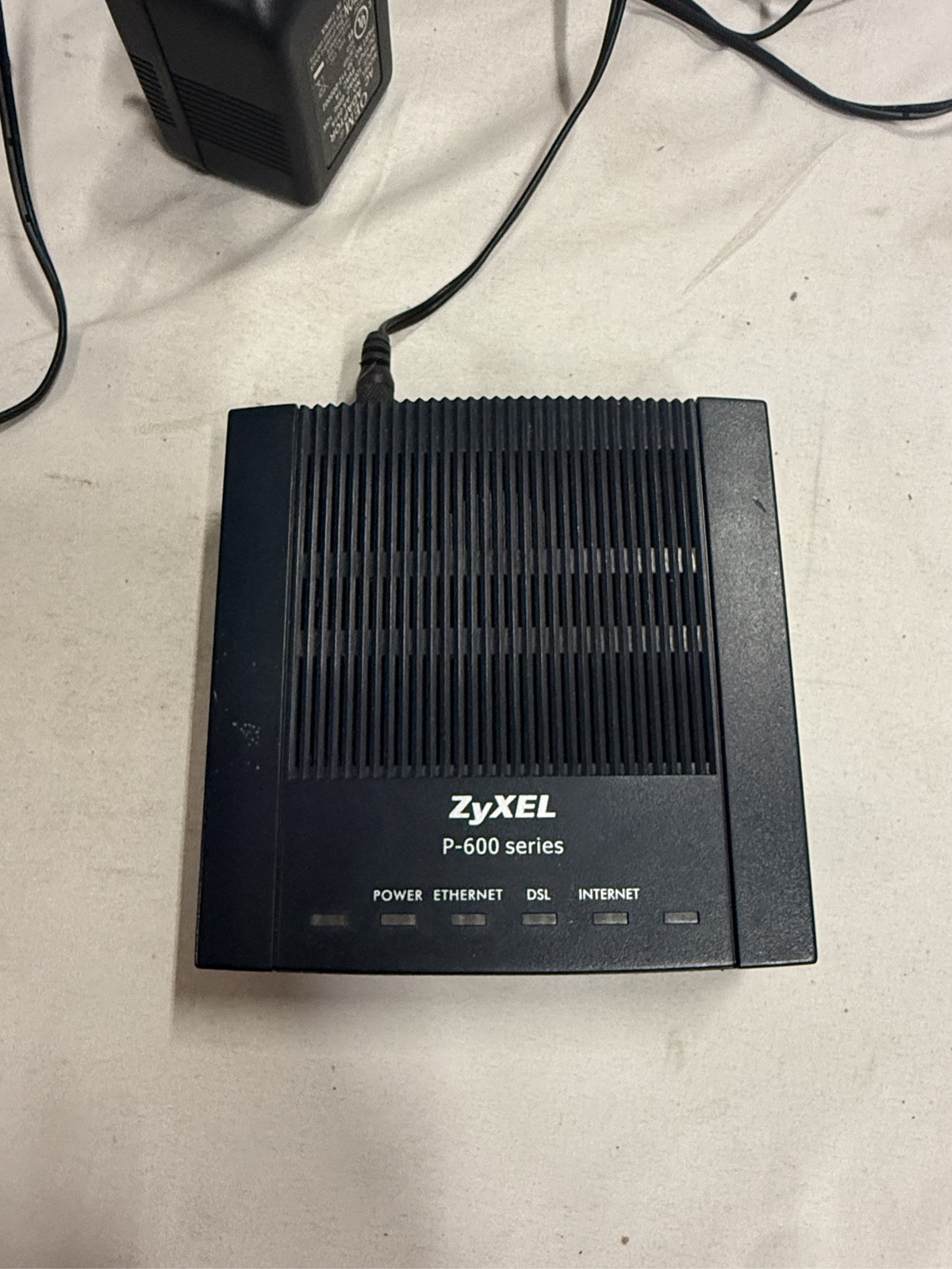ZyXEL P-600 Series ADSL2+ Ethernet Modem Router with Power Supply