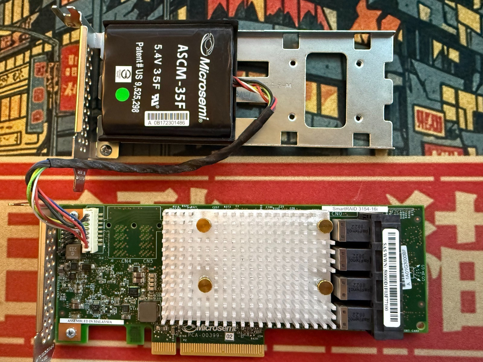 Microchip Adaptec SmartRAID 3154-16i Storage Controller (RAID) 16 2295000-R