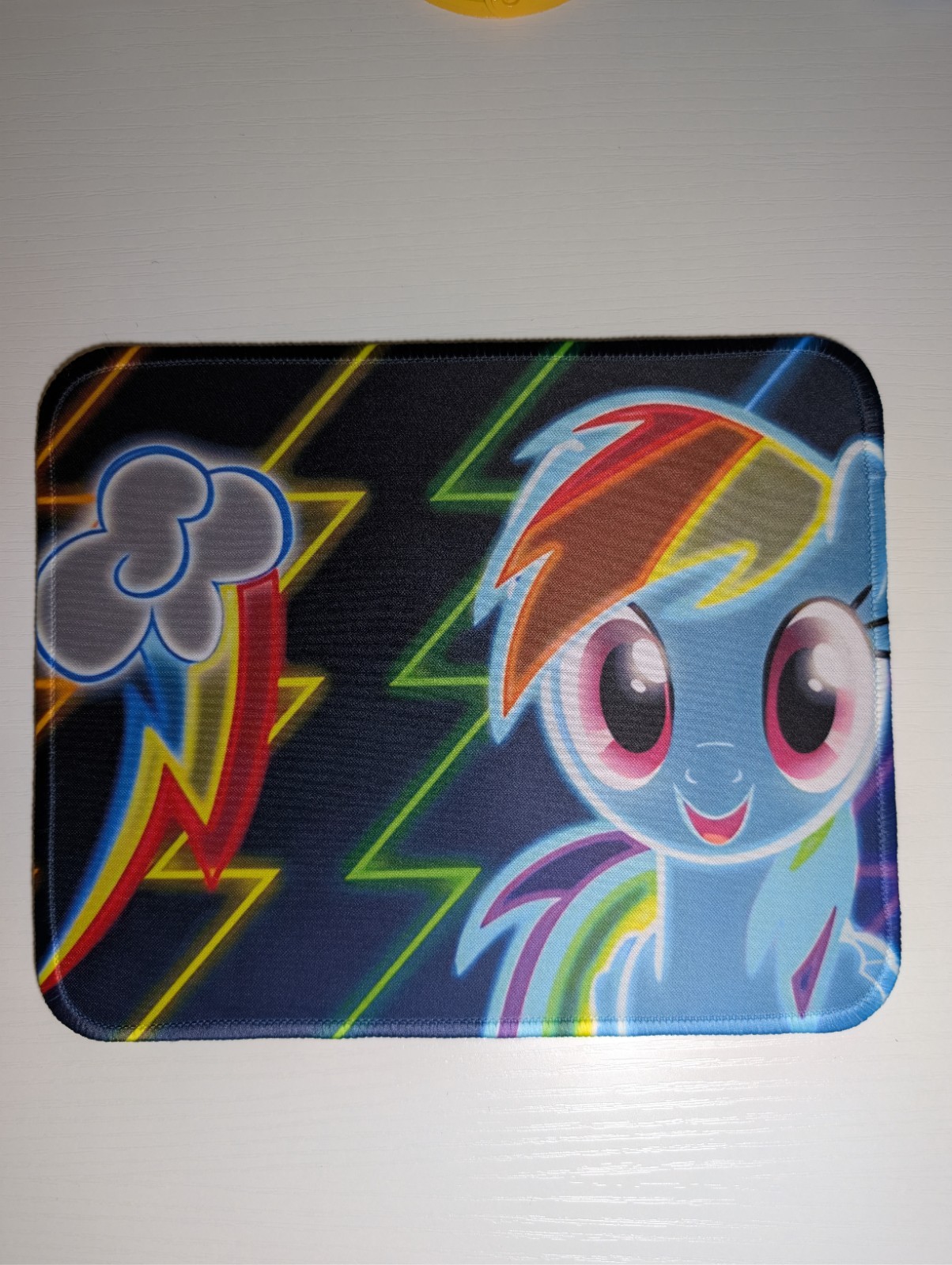My Little Pony Neon Rainbow Dash Mouse Pad MLP- 8 3/4" x 7"
